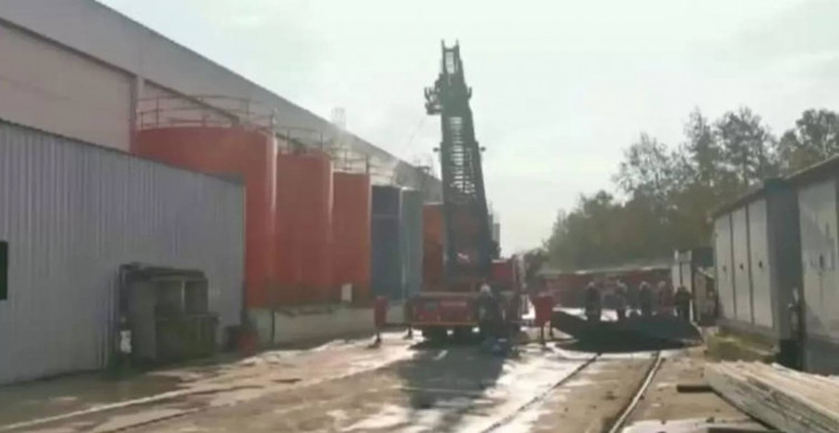 Samsun’da korkutan patlama: Çevreyi siyah dumanlar kapladı