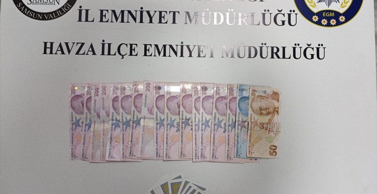 Samsun'da Kumar Operasyonu: 10 Kişiye 116 Bin Lira Ceza