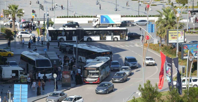 Samsun’da motorlu kara taşıtları bir yılda 37 bin arttı