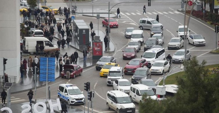 Samsun'da Motorlu Kara Taşıtları Sayısı Yükseliyor