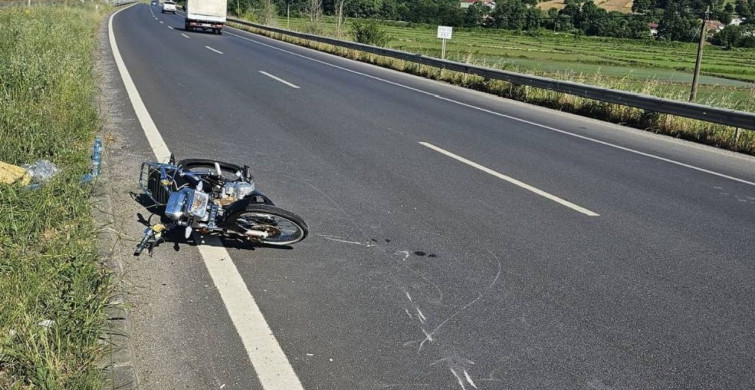 Samsun'da motosiklet kazası: 2 yaralı