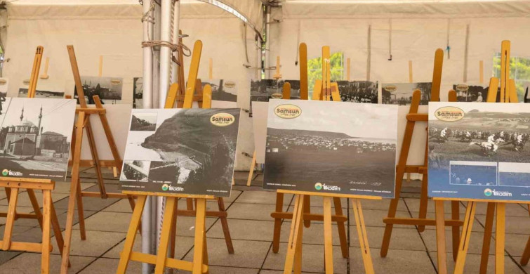 Samsun'da Nostaljik Fotoğraf Sergisi Ziyaretçileri Büyüledi