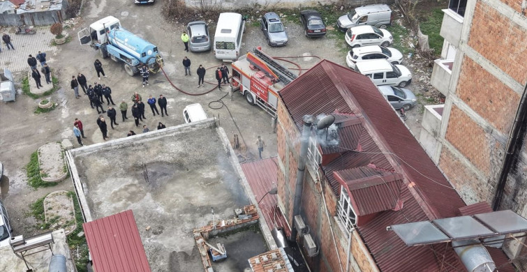 Samsun'da Pansiyonda Yangın: Olay Yerinde İtfaiye Müdahalesi