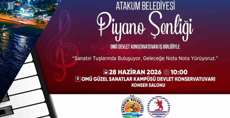 Samsun'da piyano şenliği düzenlenecek
