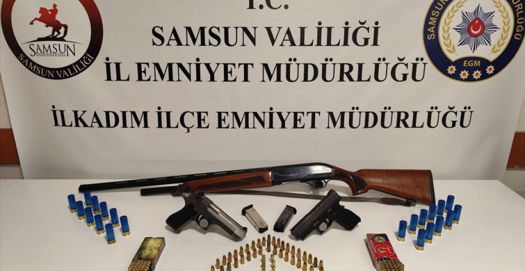 Samsun'da Ruhsatsız Silah Operasyonu: Bir Zanlı Yakalandı