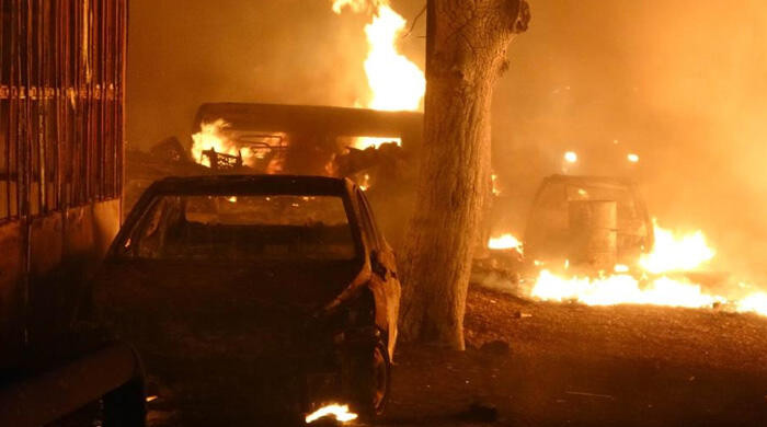 Samsun'da Sanayi Sitesi’nde Korkutan Yangın