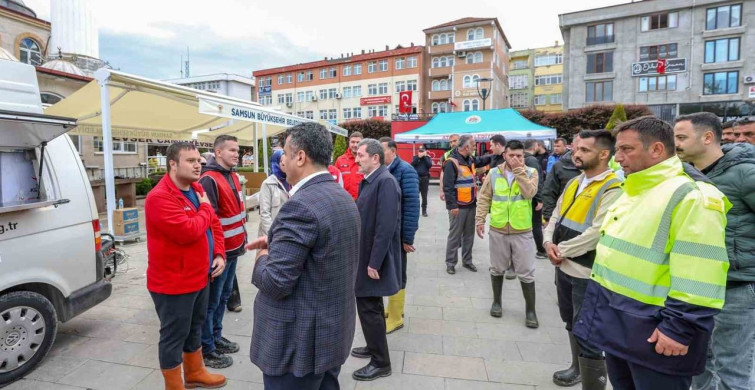 Samsun'da Sel Felaketi İncelemeleri Devam Ediyor