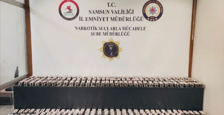 Samsun'da Sentetik Ecza Hapı Operasyonu