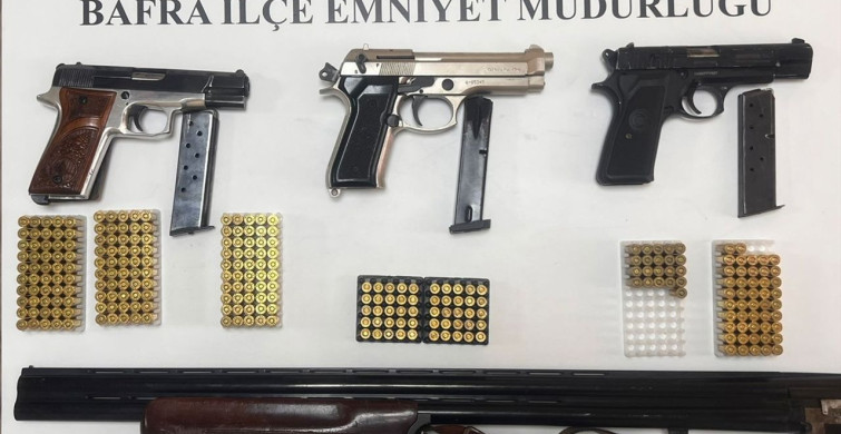 Samsun'da Silah Kaçakçılığı Baskını: 4 Gözaltı