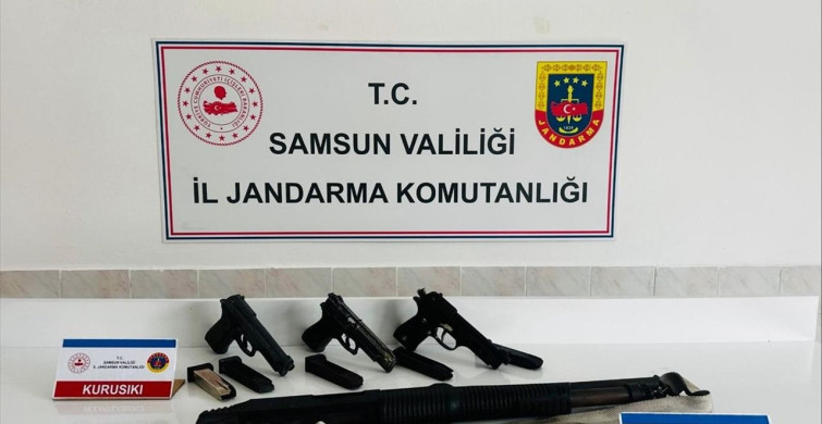 Samsun'da Silah Kaçakçılığı Operasyonu: 2 Gözaltı