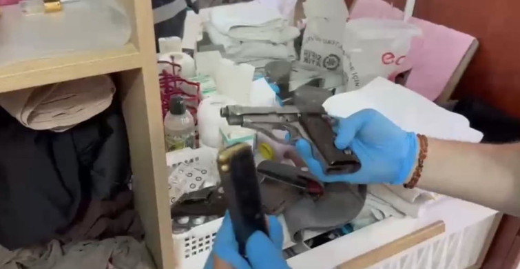 Samsun’da silah ticareti ve düğünlerde ateş açma olaylarına operasyon: 12 tabanca ele geçirildi