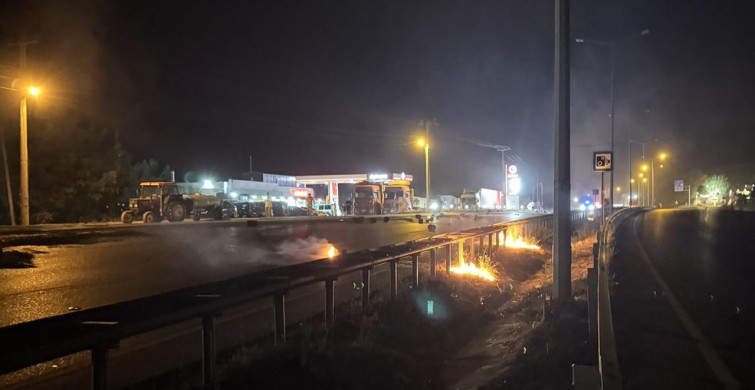 Samsun'da Tır Yangını: 8 Kilometre Sürdü