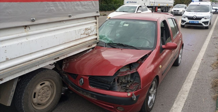 Samsun'da Trafik Kazası: 2 Yaralı
