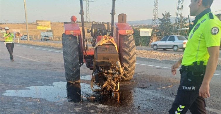 Samsun'da Traktör-Kamyonet Kazası: 4 Yaralı
