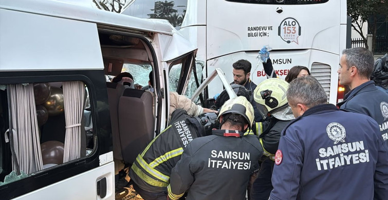 Samsun'da Üç Araçlı Trafik Kazası: 7 Yaralı