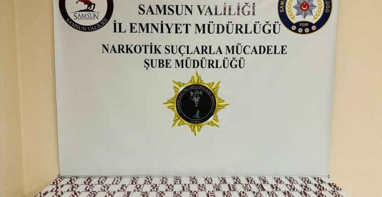Samsun'da Uyuşturucu Hap Operasyonu: 1192 Ele Geçirildi