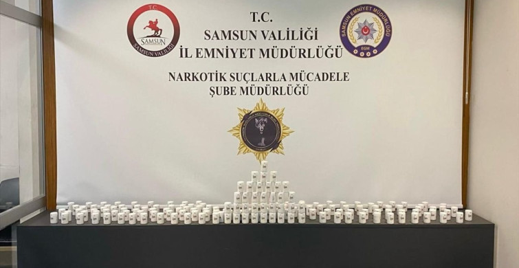 Samsun'da Uyuşturucu Hap Operasyonu: 21 Bin 500 Ele Geçirildi