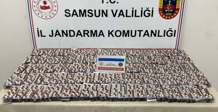 Samsun'da Uyuşturucu Hap Operasyonu: 6.621 Ele Geçirildi