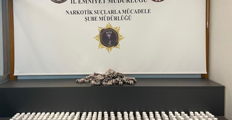 Samsun'da Uyuşturucu Operasyonu: 15 Bin 908 Hap Ele Geçirildi