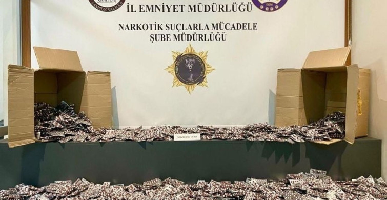 Samsun'da Uyuşturucu Operasyonu: 24 Bin 600 Hap Ele Geçirildi