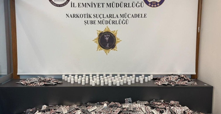 Samsun'da Uyuşturucu Operasyonu: 24 Bin Sentetik Ecza Ele Geçirildi