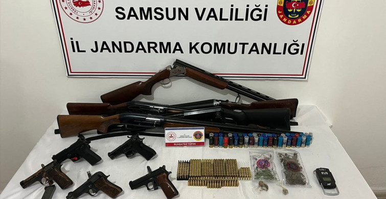 Samsun'da Uyuşturucu ve Silah Kaçakçılığı Operasyonu: 3 Gözaltı