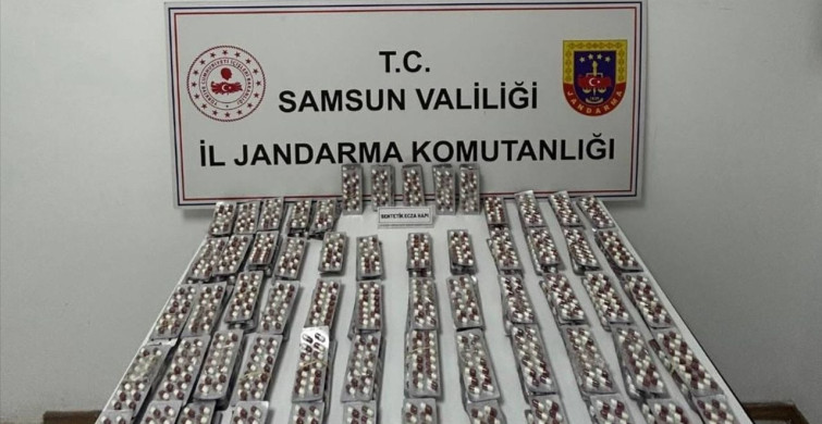 Samsun'da Yapılan Operasyonla 3 Bin 472 Uyuşturucu Hap Ele Geçirildi