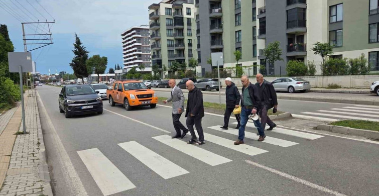 Samsun'da Yaya Geçidine Güvenlik Talebi