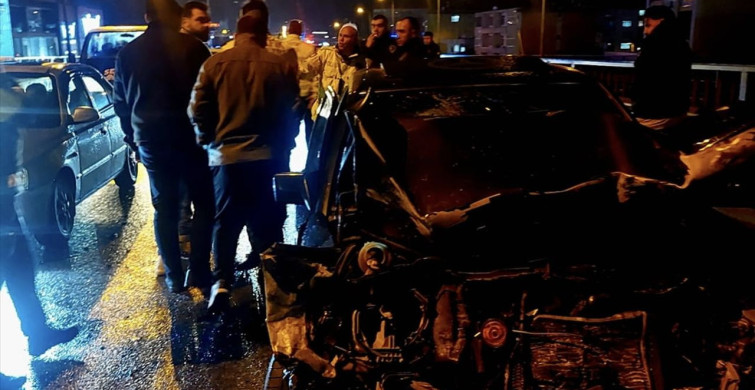 Samsun'da Zincirleme Trafik Kazası: 2 Yaralı