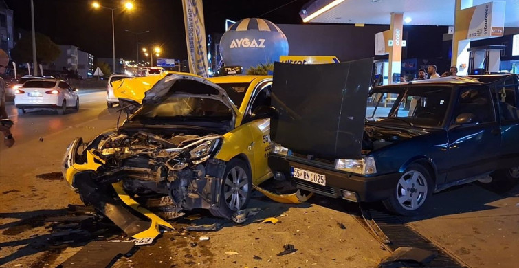 Samsun'da Zincirleme Trafik Kazası: 3 Yaralı