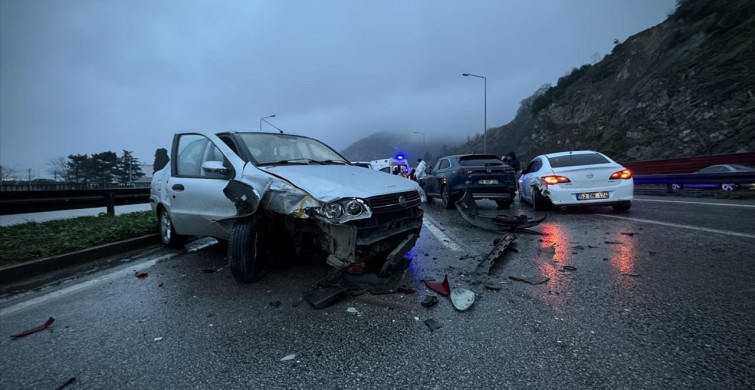 Samsun'da Zincirleme Trafik Kazası