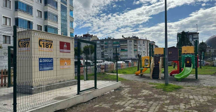 Samsun'daki Çocuk Parkına Doğal Gaz İstasyonu Tepkisi