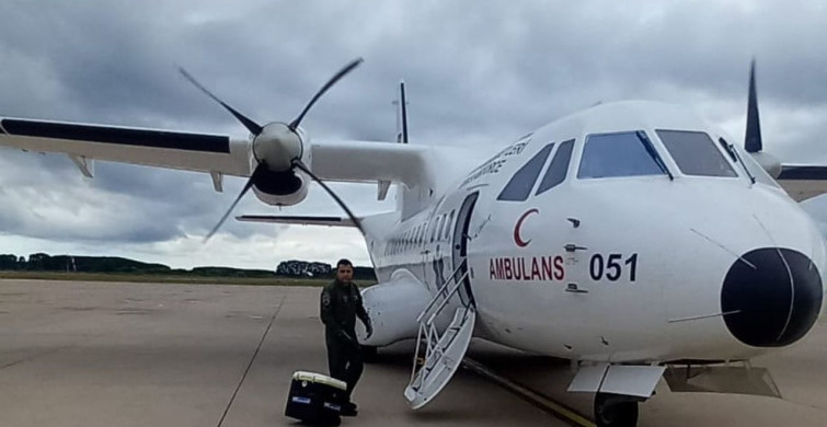 Samsun'dan Ankara'ya organ nakli için ambulans uçakla greft ulaştırıldı