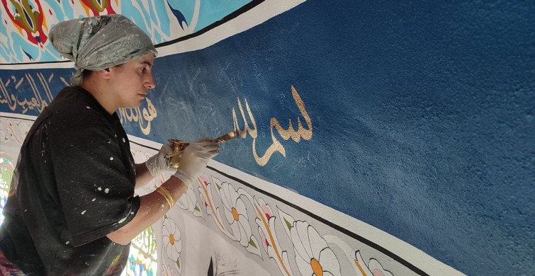 Samsunlu Kadın Nakkaşlar Camilerde Sanatını Konuşturuyor