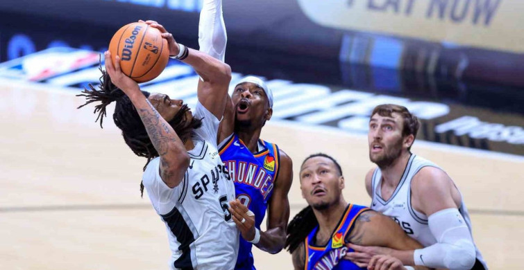 San Antonio Spurs, Oklahoma City Thunder'ı Geride Bıraktı