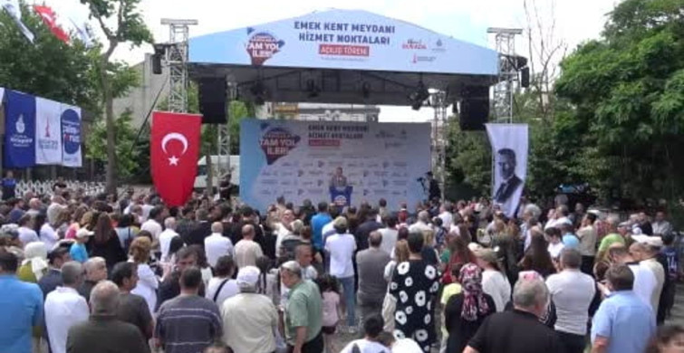 Sancaktepe'de Emek Kent Meydanı açıldı