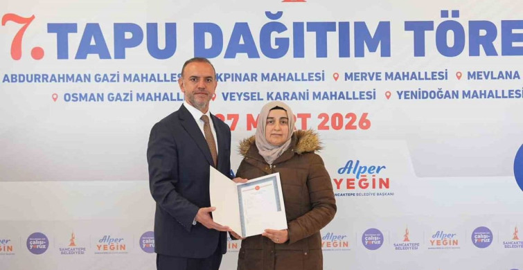 Sancaktepe'de Tapu Sorunları Çözüme Kavuşuyor