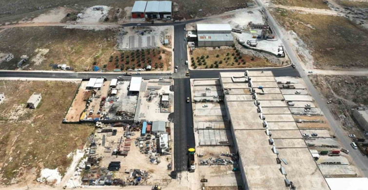 Şanlıurfa Mobilyacılar Sitesi'nde Asfaltlama Çalışmaları
