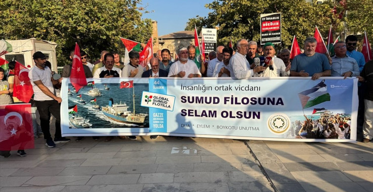 Şanlıurfa ve Kilis'te Küresel Sumud Filosu'na Destek Etkinlikleri