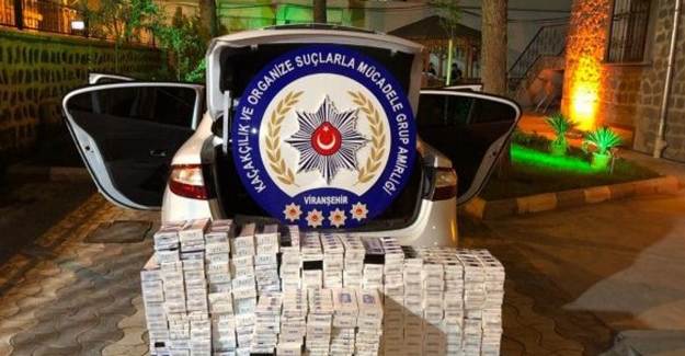 Şanlıurfa'da 5 Bin Paket Kaçak Sigara Yakalandı!