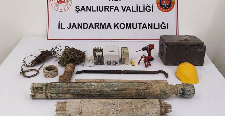 Şanlıurfa'da dalgıç pompası hırsızları jandarma tarafından yakalandı