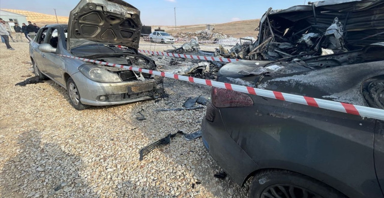 Şanlıurfa'da İnşaat Şantiyesinde Yangın