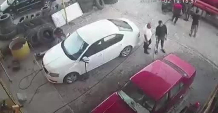 Şanlıurfa’da itfaiye aracının lastiği patladı, 1 yaralı