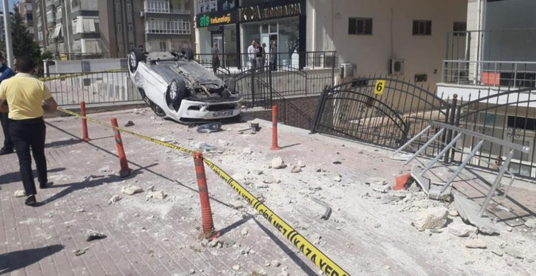 Şanlıurfa’da Kaldırımda Yürüyen Kıza Otomobil Çarptı