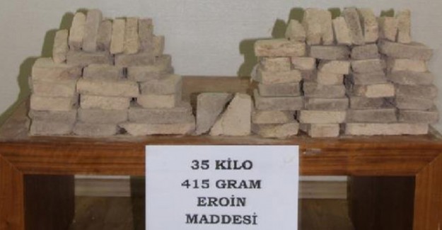 Şanlıurfa’da Piyasa Değeri 1,5 Milyon Olan 35 Kilo 415 Gram Eroin Ele Geçirildi