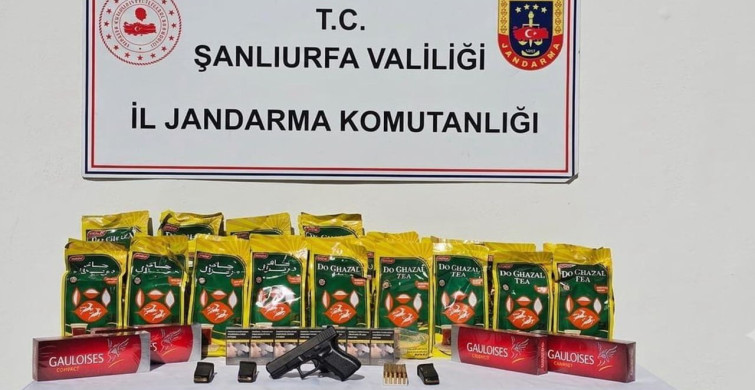 Şanlıurfa'da ruhsatsız silah ve kaçak ürünler ele geçirildi