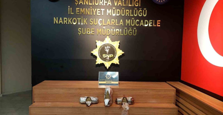 Şanlıurfa'da uyuşturucu operasyonu: 1 tutuklama