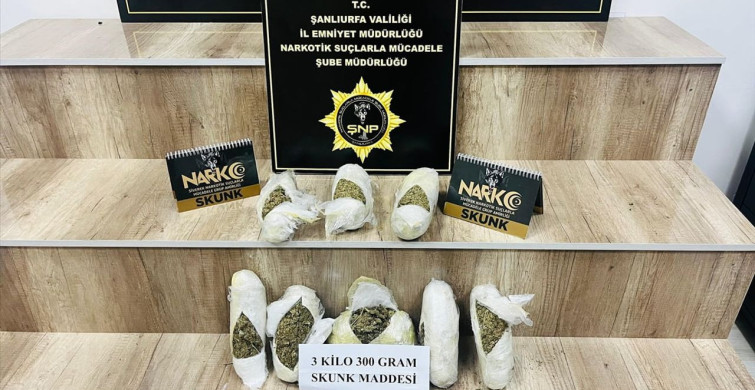 Şanlıurfa'da Uyuşturucu Operasyonu: Bir Şüpheli Tutuklandı