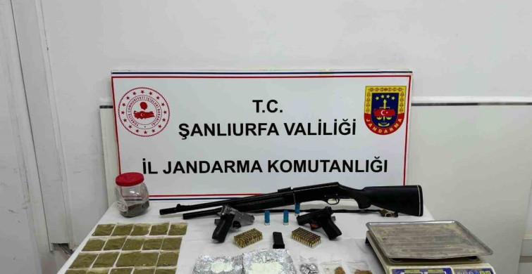 Şanlıurfa'da uyuşturucu operasyonunda 2 gözaltı