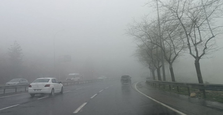 Şanlıurfa'da Yoğun Sis Ulaşımı Zorlaştırdı